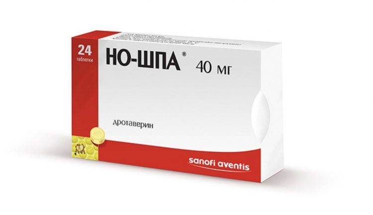 Препарат но-шпа 40 мг